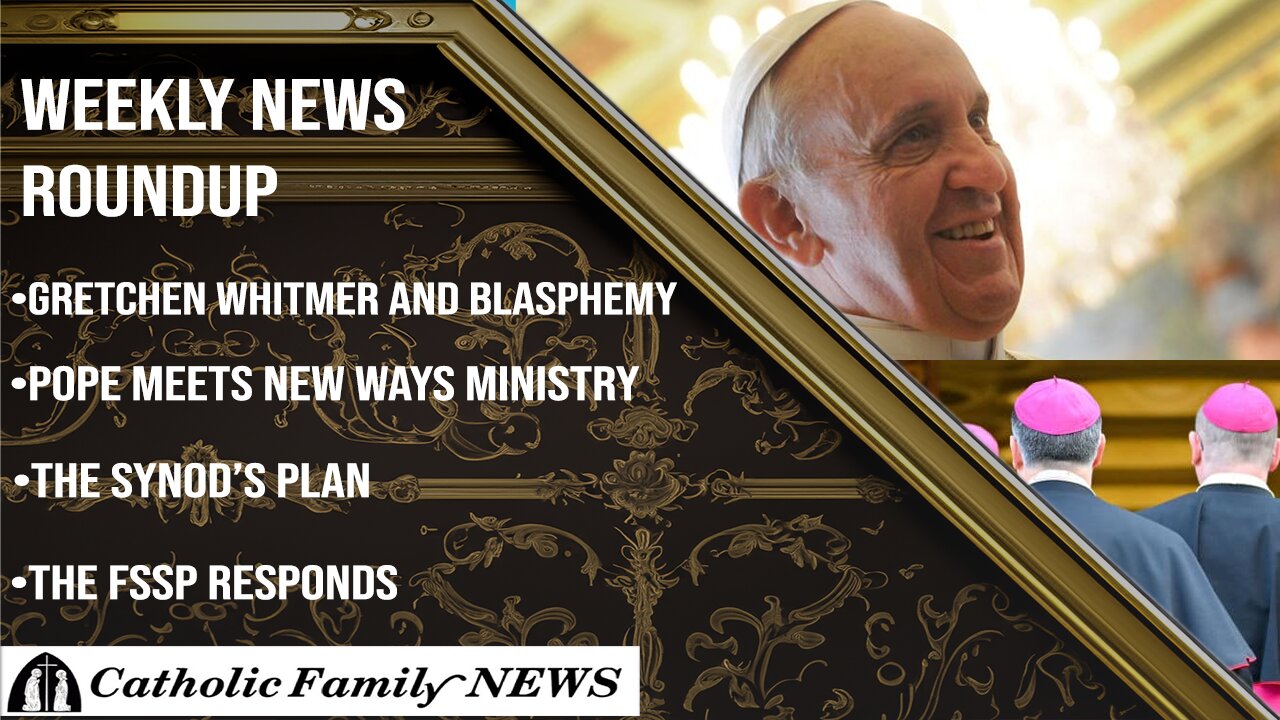 Weekly News Roundup, October 17th, 2024 | Pope Francis Meets New Ways Ministry, More Blasphemy