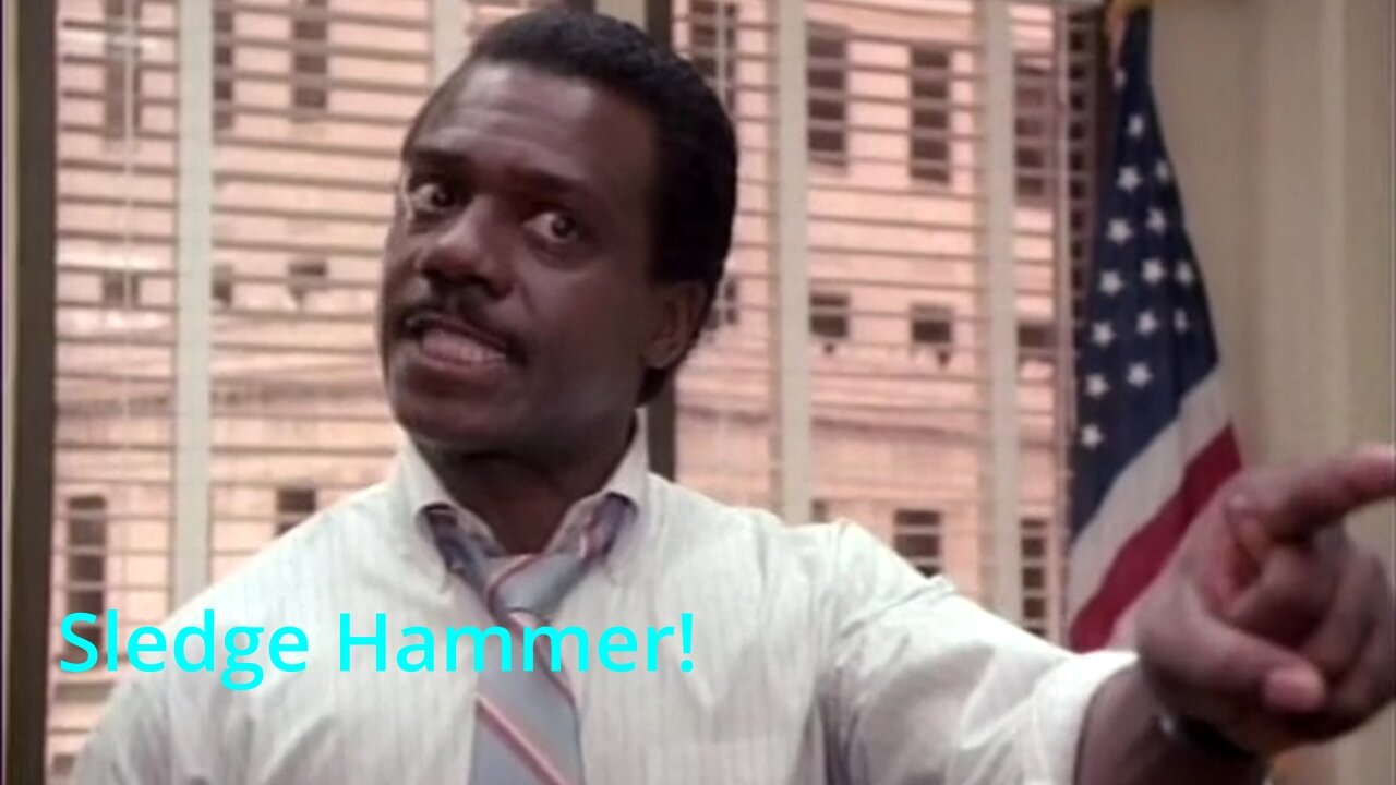 Sledge Hammer: Sledge wants to confront John Kogan #shortvideo #funny #classictv