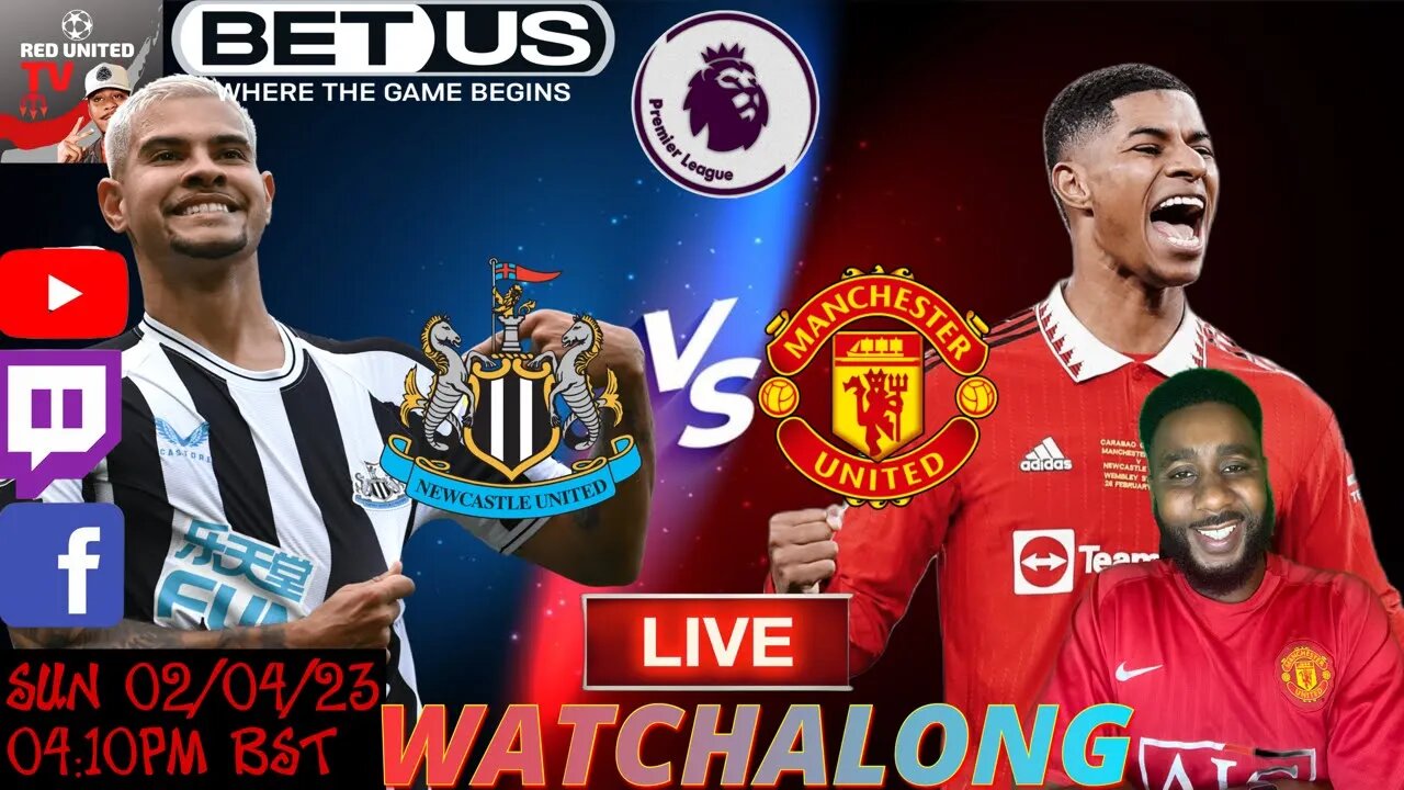 NEWCASTLE UNITED vs MANCHESTER UNITED LIVE Stream Watchalong PREMIER LEAGUE 22/23 | Ivorian Spice