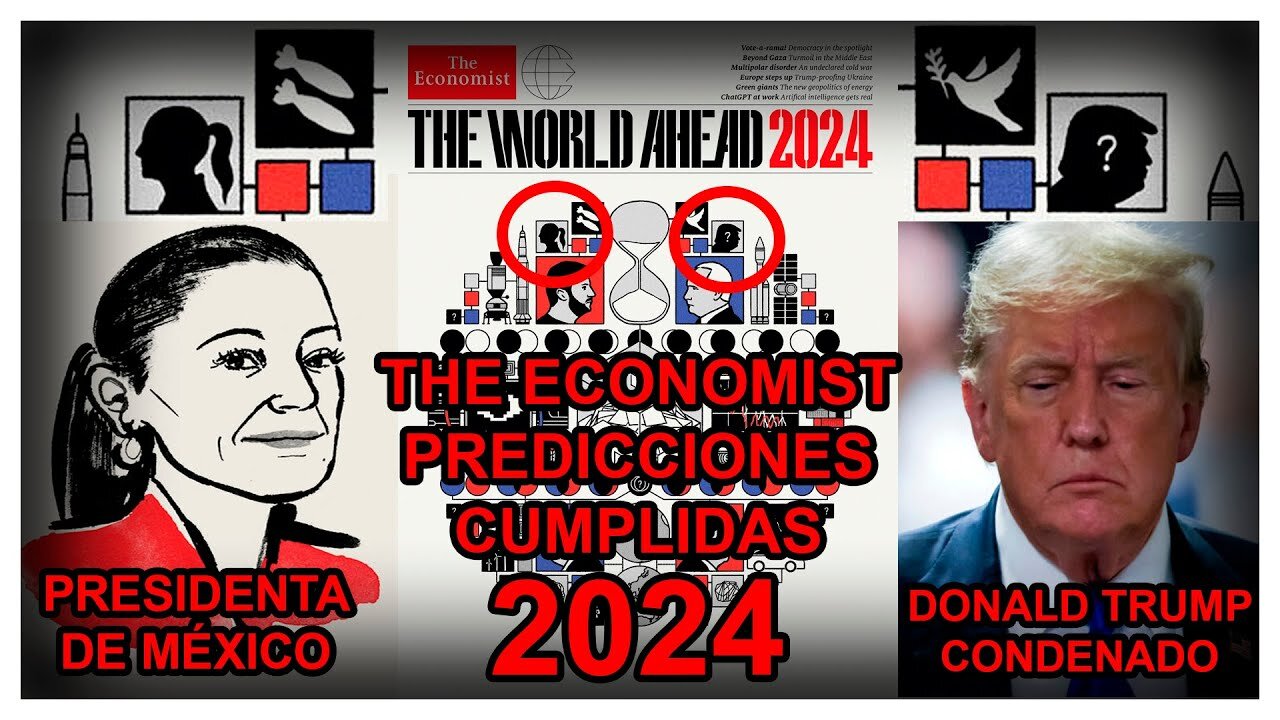 THE ECONOMIST 2024 GLI EVENTI CHE HANNO AVUTO LUOGO IN MESSICO E NEGLI STATI UNITI D'AMERICA la rivista d'occultura massonica The Economist:the world ahead 2024 lo aveva previsto a novembre 2023