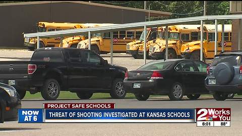 Kansas, OK police investigate school threat