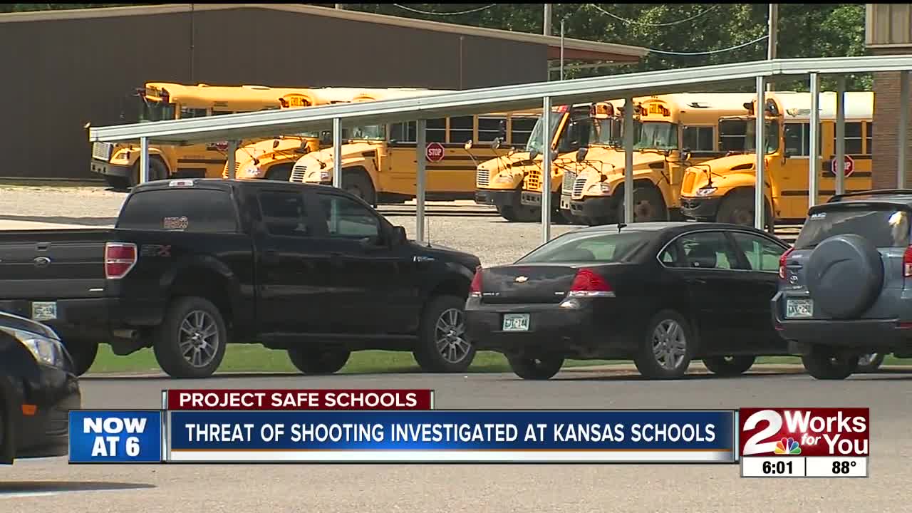 Kansas, OK police investigate school threat