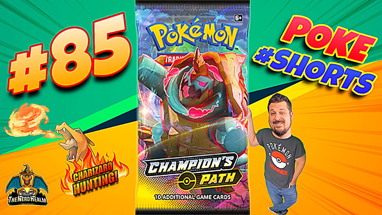 Poke #Shorts #85 | Champion's Path | Charizard Hunting | Pokemon Cards Opening