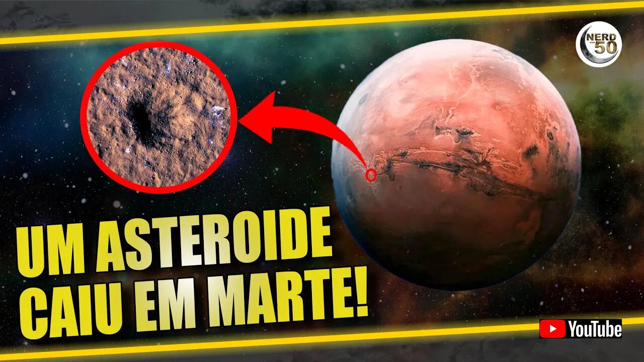 INCRÍVEL!!! REGISTRAMOS O IMPACTO DE ASTEROIDE EM MARTE!!!