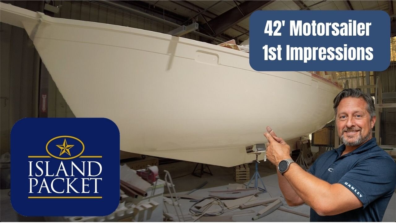 Sea Cowboy Episode 12 - I visit the Island Packet Factory and go through the 42 Motorsailer Mockup.