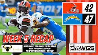Week 5 Recap: Browns at Chargers