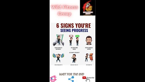 🔥6 signs you're seeing progress🔥#shorts🔥#viralshorts🔥#fitnessshorts🔥#wildfitnessgroup🔥