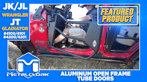 Aluminum Open Frame Tube Doors