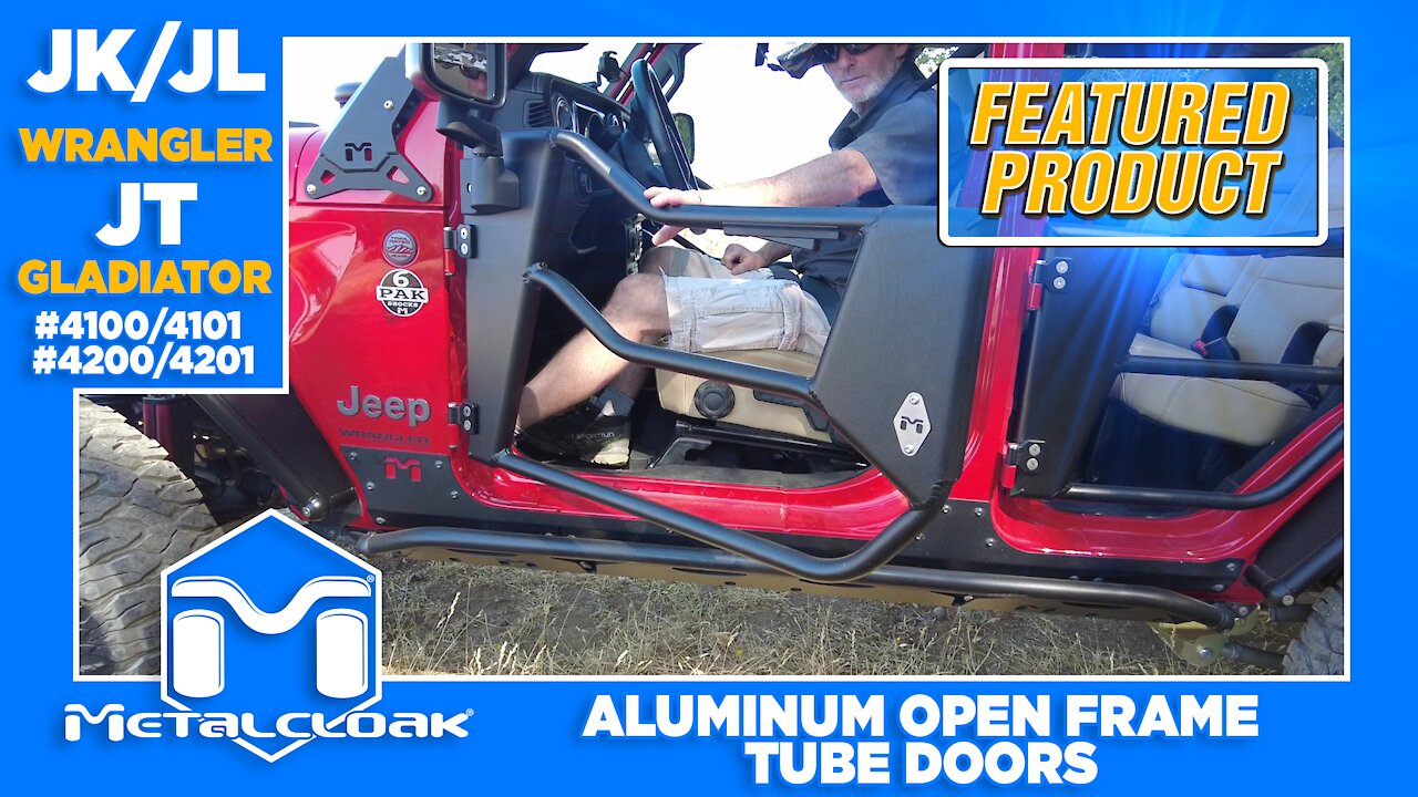 Aluminum Open Frame Tube Doors