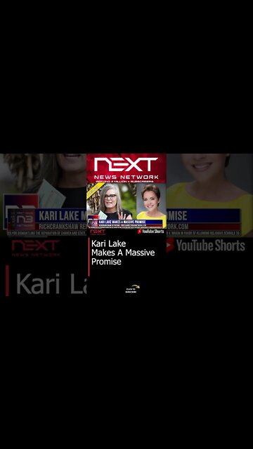 Kari Lake Makes A Massive Promise #shorts