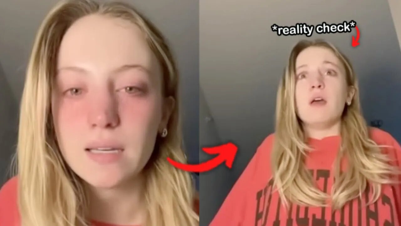 Sad Woman Reality Check by Tik Tok Man