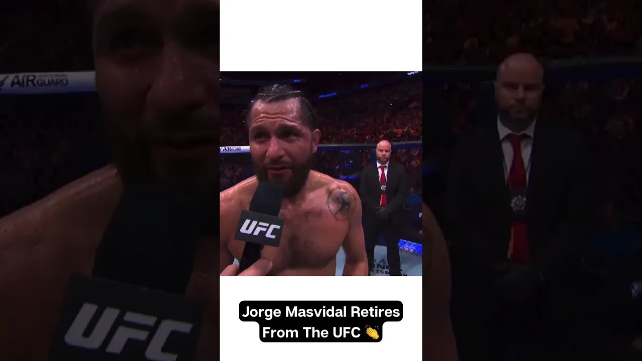 Jorge Masvidal Calls It A Career 👏