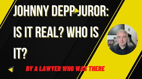 I Was At The Johnny Depp Trial - Is The Good Morning America Juror Real? Who Is It?