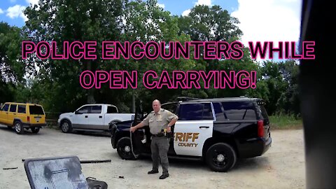 Police encounters while open carrying!