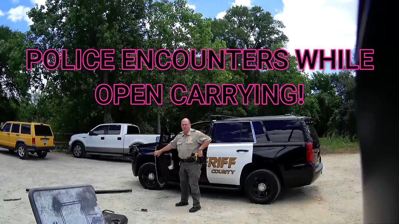 Police encounters while open carrying!