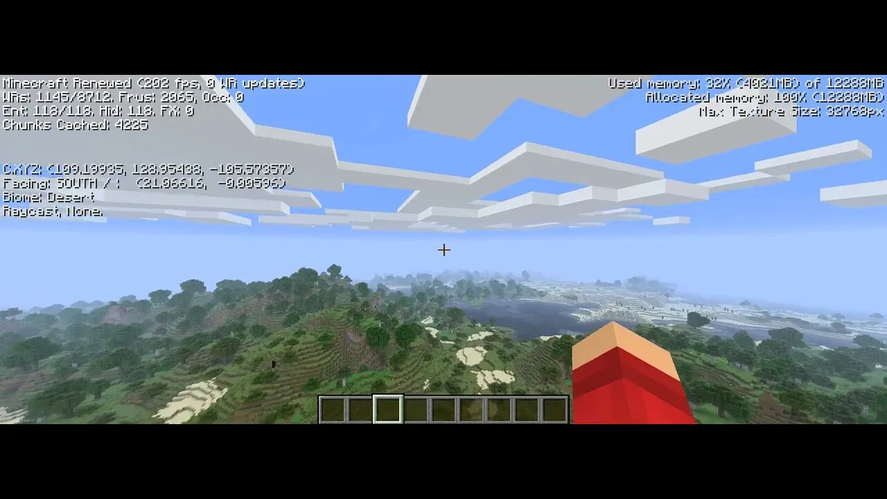 Minecraft Renewed - Render Distance Demo