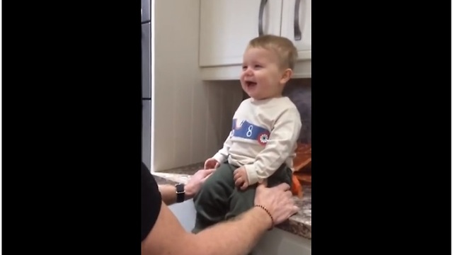 This Baby And His Grandpa Share An Epic Laughing Session And It's Hilarious