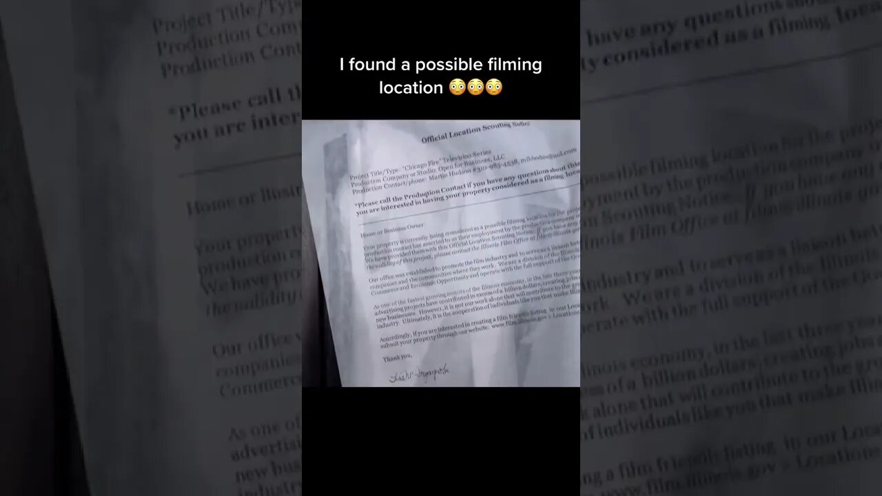 “Chicago Fire” filming location 😳😳😳