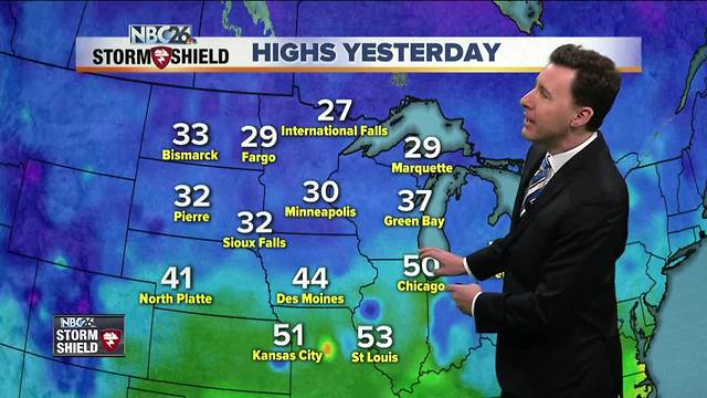 Michael Fish's NBC26 Storm Shield weather forecast