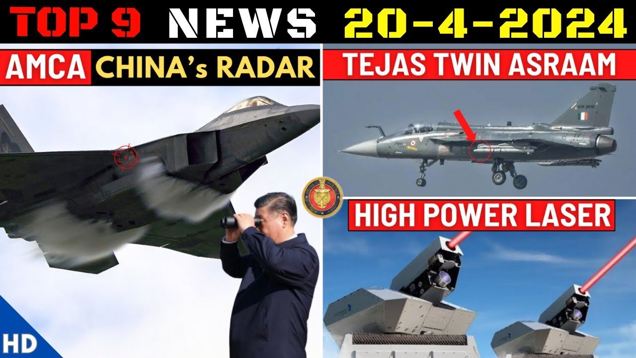 "India's Defence Frontline: AMCA Alert, Tejas Advancements & More! 🛡️🇮🇳"