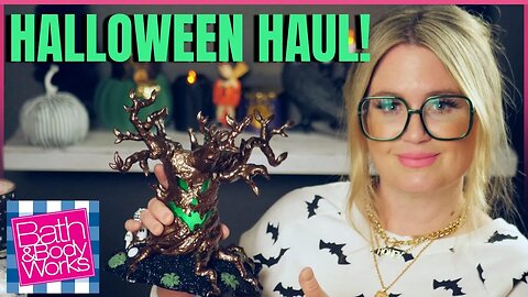 🦇Halloween Haul 🦇| Spooky Tree Candle holder and more | Bath & Bodyworks | #bathandbodyworks