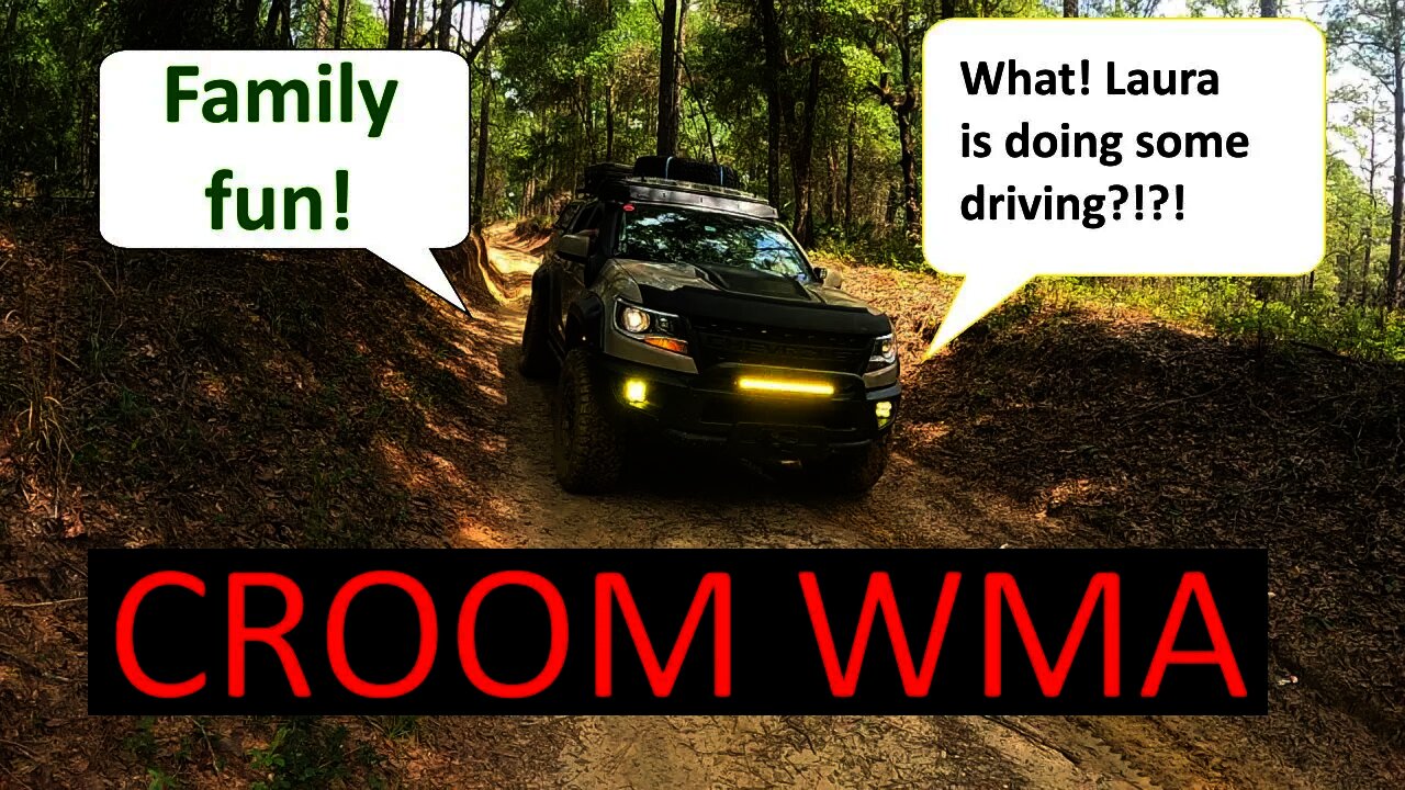 Croom WMA - Trail 7, 2, and 4 - Fun with the Chevy ZR2 AEV Bison