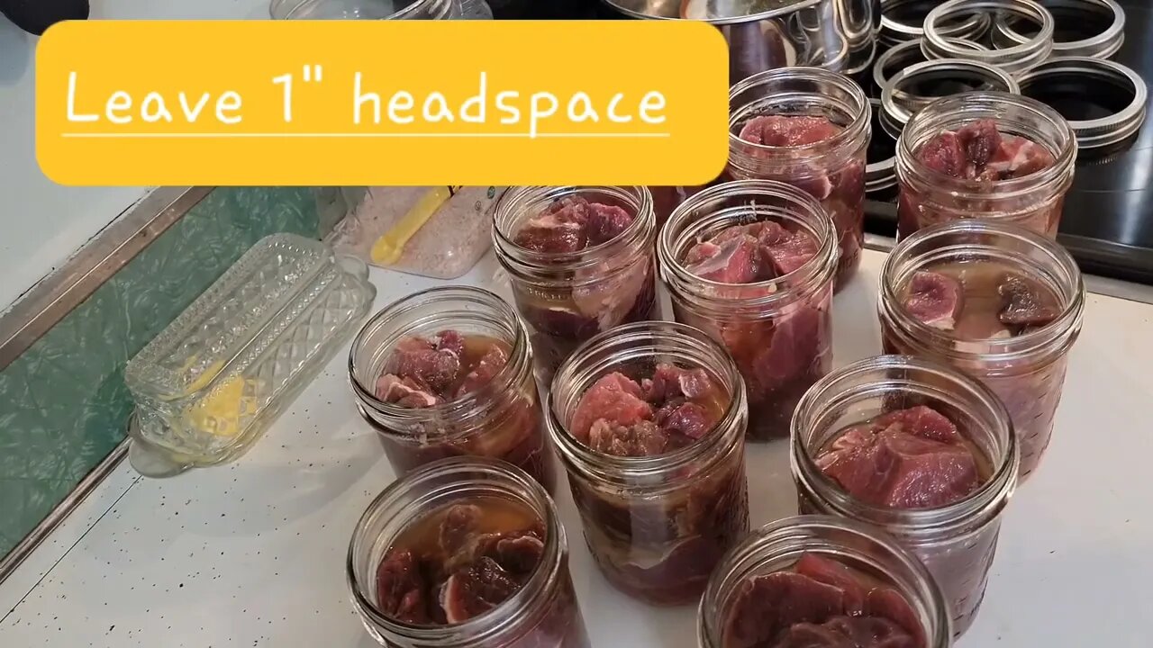 Canning pot roast in a jar....Carnivore style