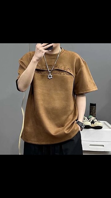 ANNUAL SALE! Fashion O-Neck Spliced All-match Solid Color Letter T-Shirts