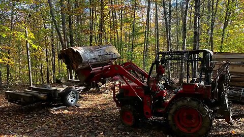 Getting sawmill slabs-1