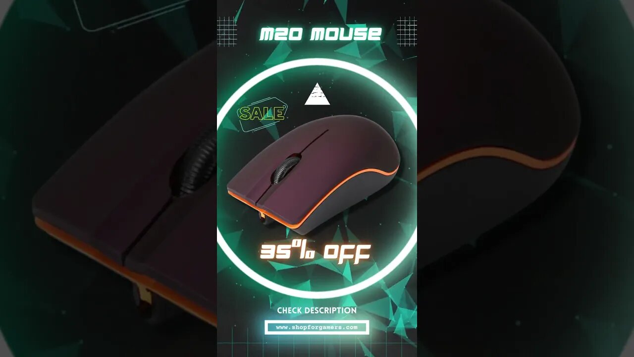 Mini M20 Wired Gaming Mouse #gamingmouse #shorts #gamingmice #wiredmouse #m20