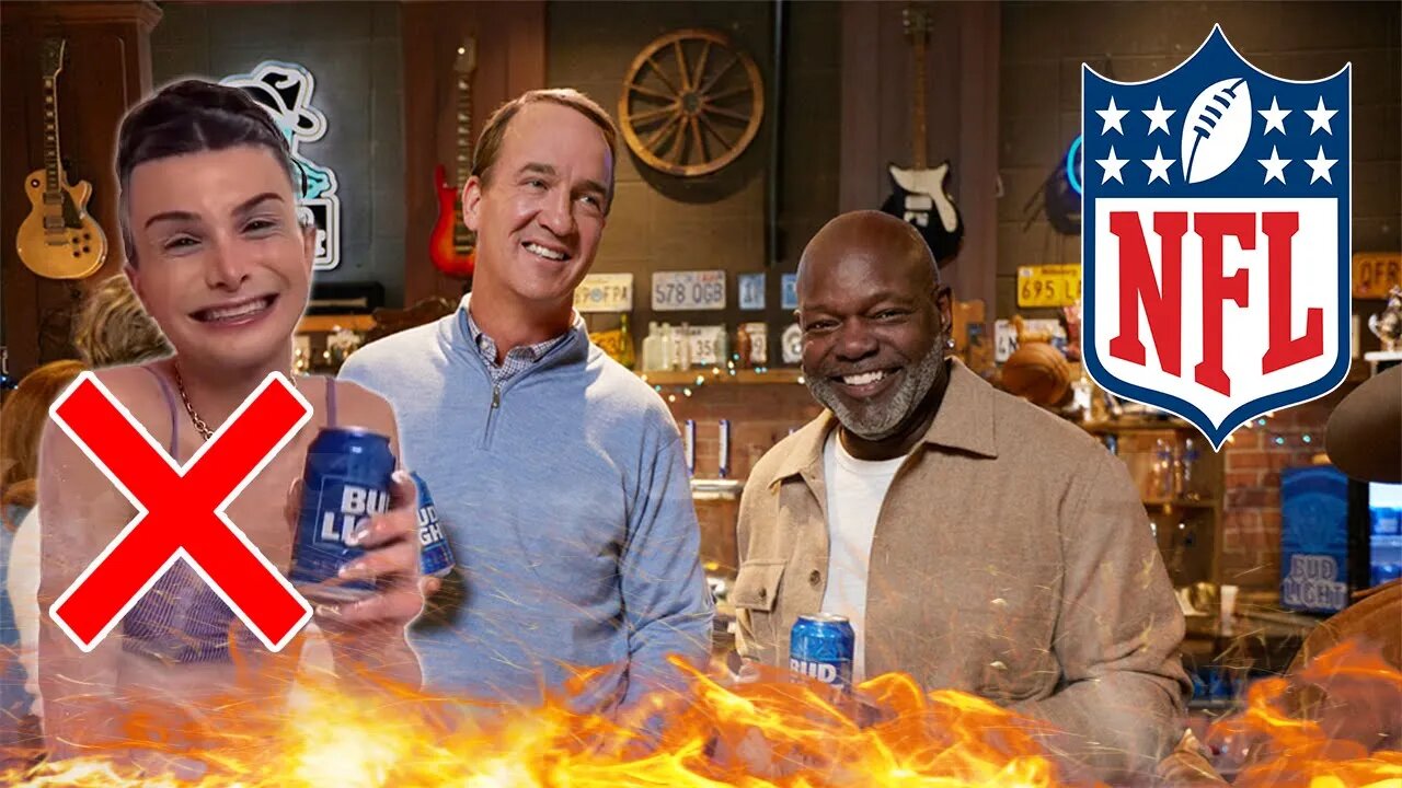 Bud Light PANICS! Uses NFL greats Peyton Manning & Emmitt Emith to RID the STENCH of Dylan Mulvaney!