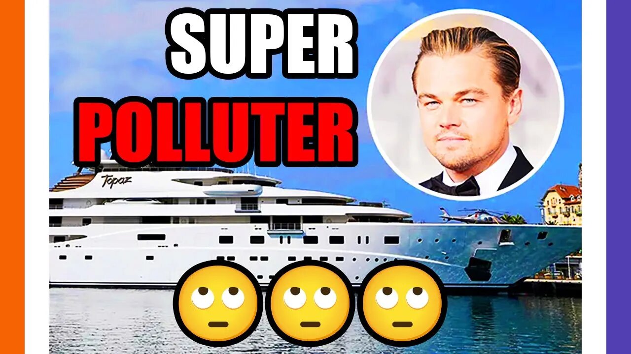 DiCaprio Spotted On A Super Polluting Yacht 🟠⚪🟣 NPC Politics