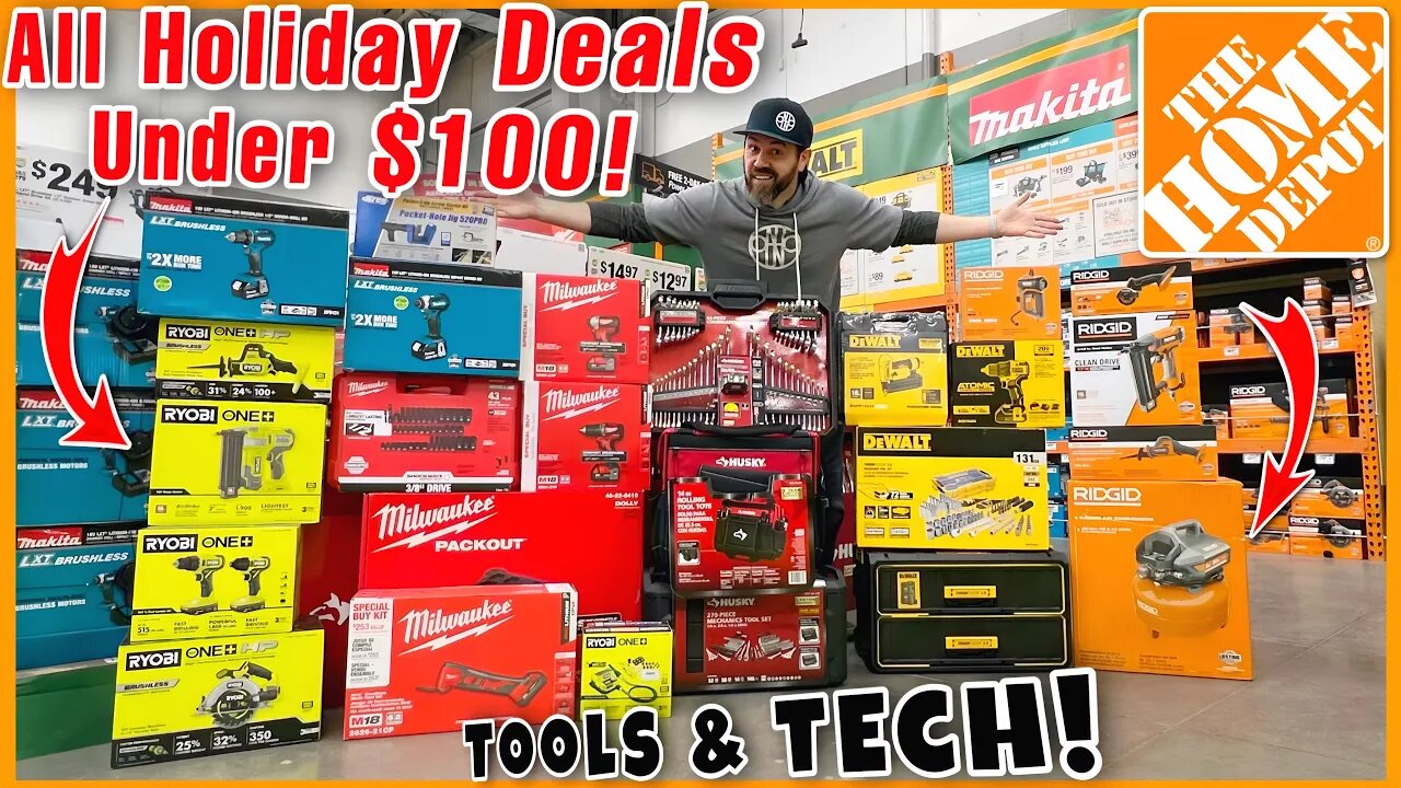 All Deals Under $100 At Home Depot For The Holiday Season 2022! Let's Go!!