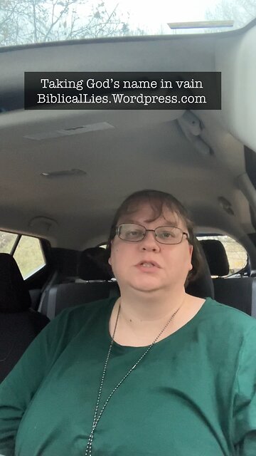 Taking God’s name in vain