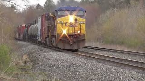 CSX L321 Local Manifest Mixed Freight Train from Lodi, Ohio April 19, 2022