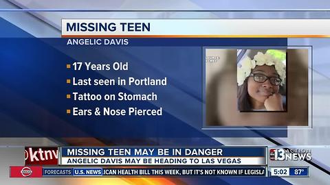 Missing teen may be in danger