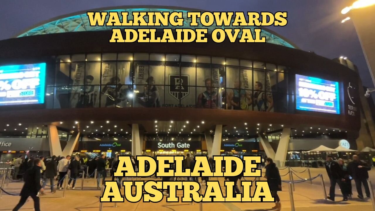 Exploring Adelaide Australia: Walking Towards Adelaide Oval