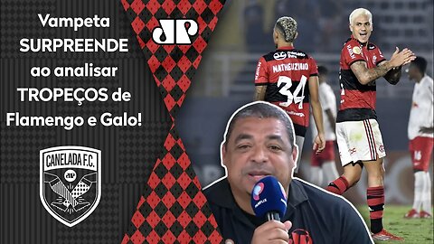"Estão ACHANDO isso, mas eu TE FALO que o Flamengo..." Vampeta SURPREENDE após 1 a 1 com Bragantino!