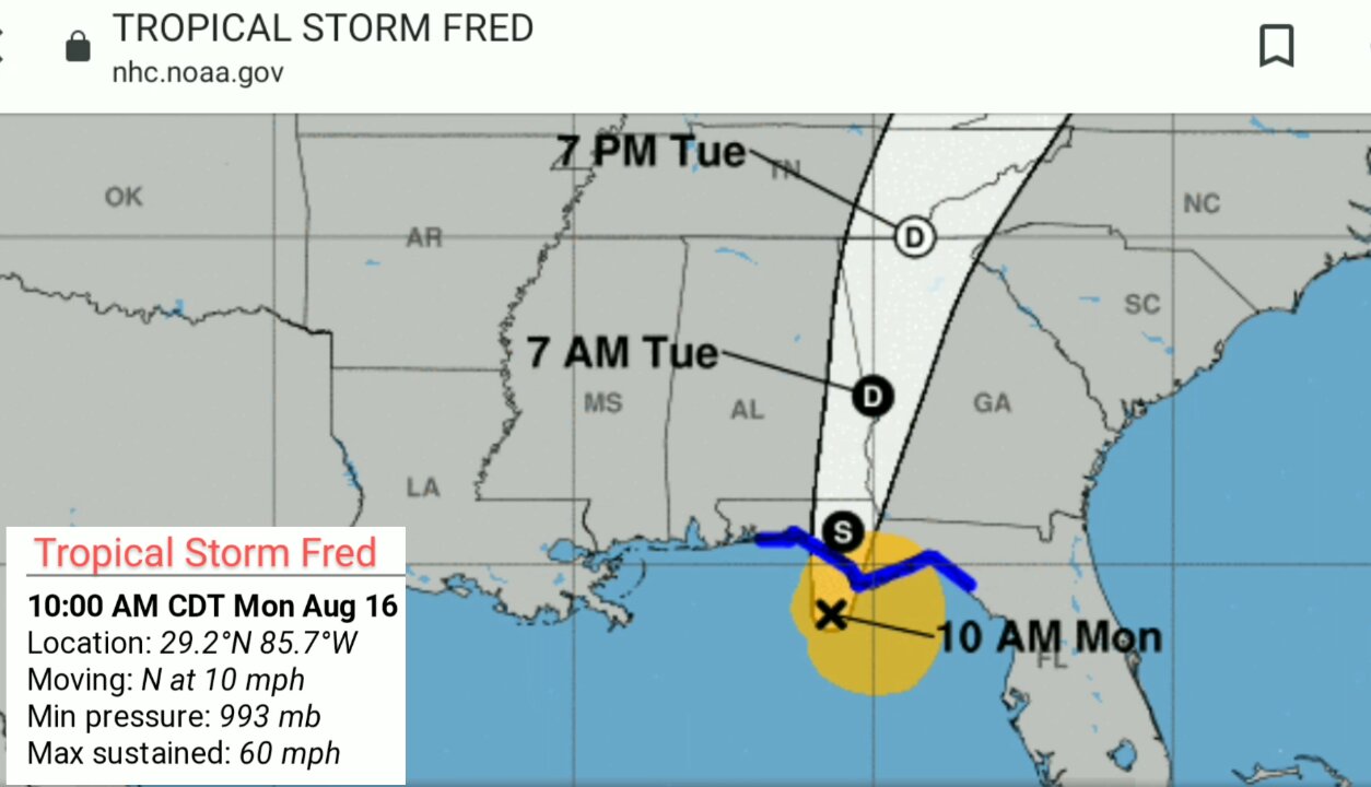 8/16/21 Tropical Update
