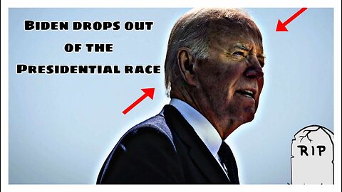 Biden drops out of the presidential race! My thoughts.