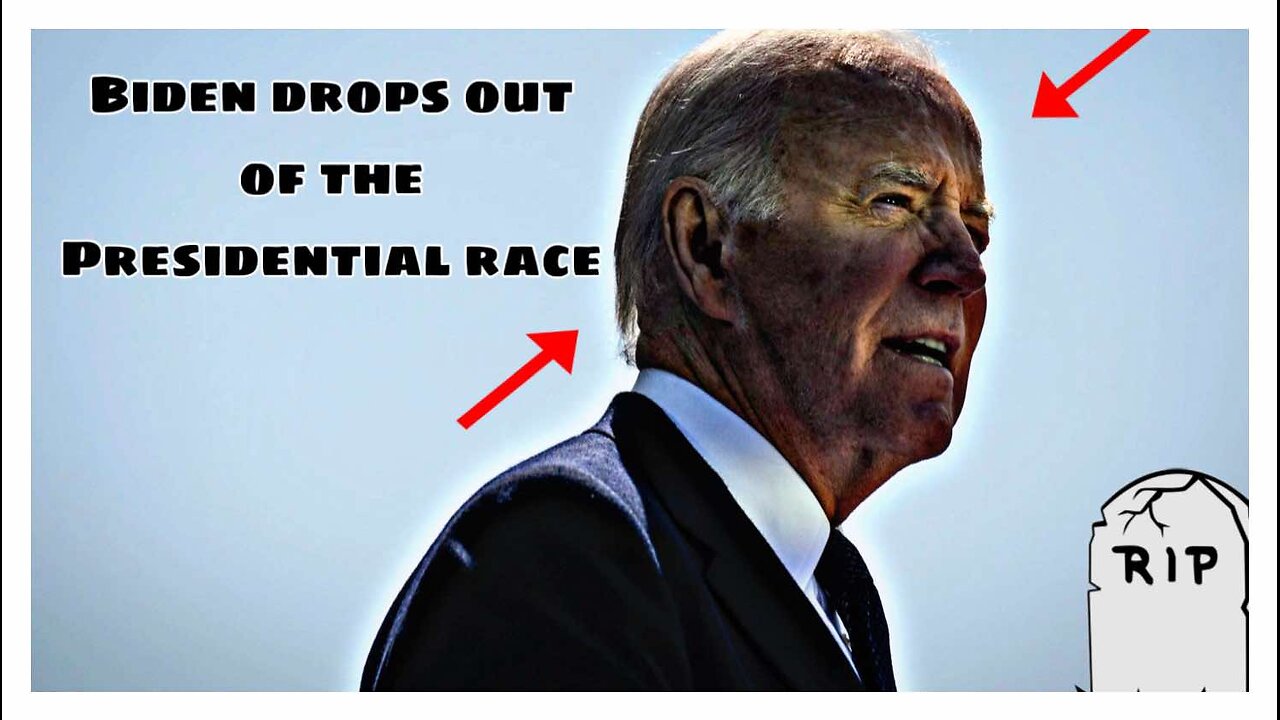 Biden drops out of the presidential race! My thoughts.