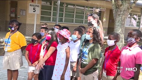 Leukemia survivor returns to school in Collier County