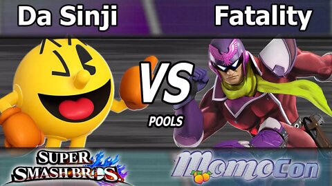 Da Sinji (Pac-Man) vs. YP|Fatality (C. Falcon) - Wii U Pools - Momocon 2017