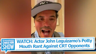 WATCH: Actor John Leguizamo’s Potty Mouth Rant Against CRT Opponents