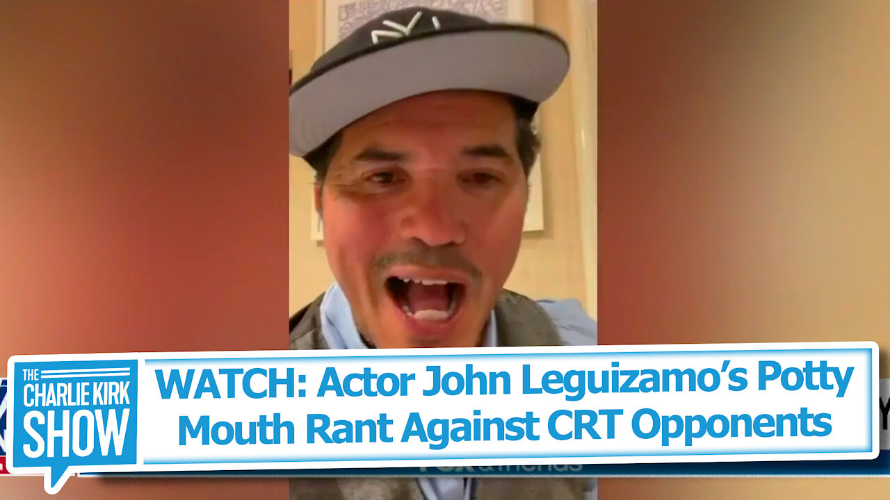 WATCH: Actor John Leguizamo’s Potty Mouth Rant Against CRT Opponents