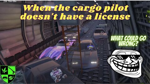 When the cargo pilot doesn't have a license | What could go wrong? | GTA Online