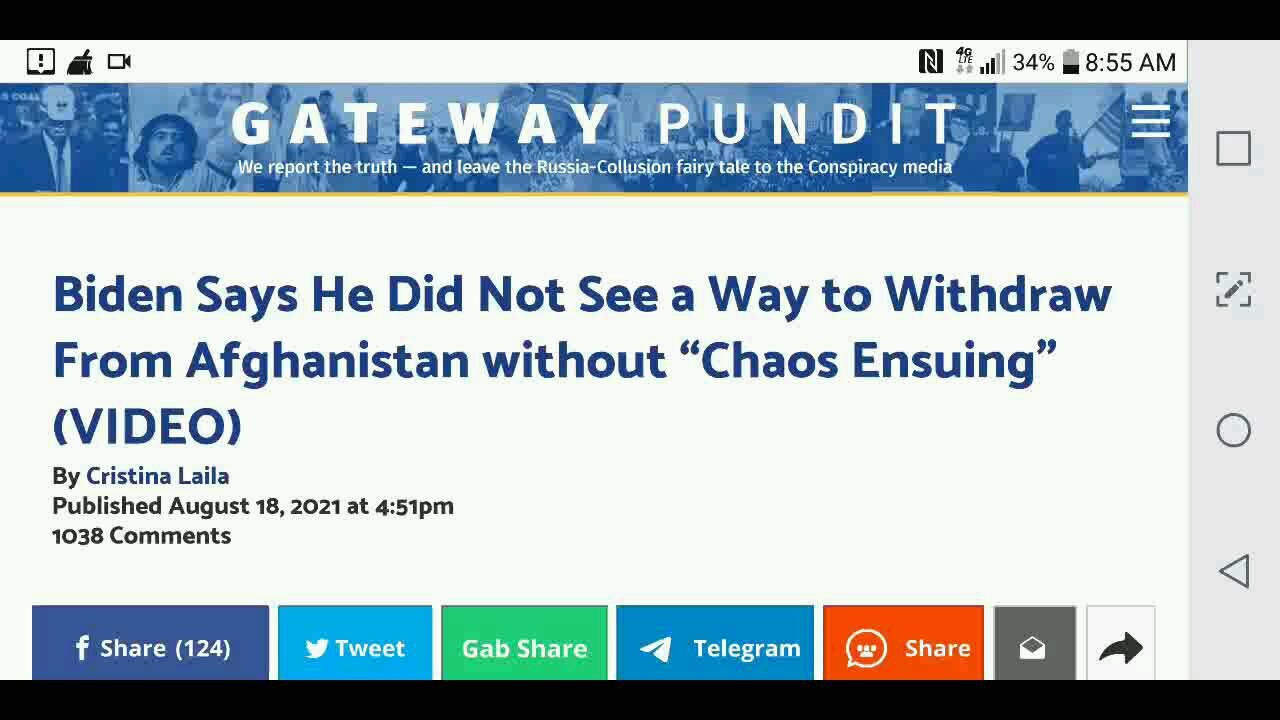 Biden Sped Up To The Chaos...