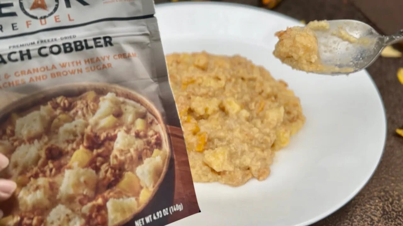 Is Peak Refuel Peach Cobbler Delicious?