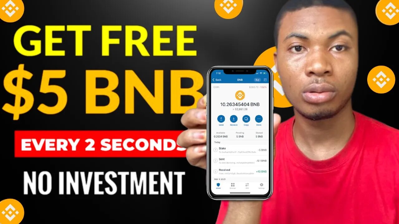 How I Make $2881 BNB Automatic Per Day Free (No Work) | Earn 10 BNB in 1 Day