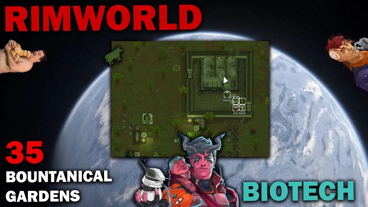 Ligmafied- The Bountanical Gardens: A Space Haven to RimWorld Biotech DLC [EP35]